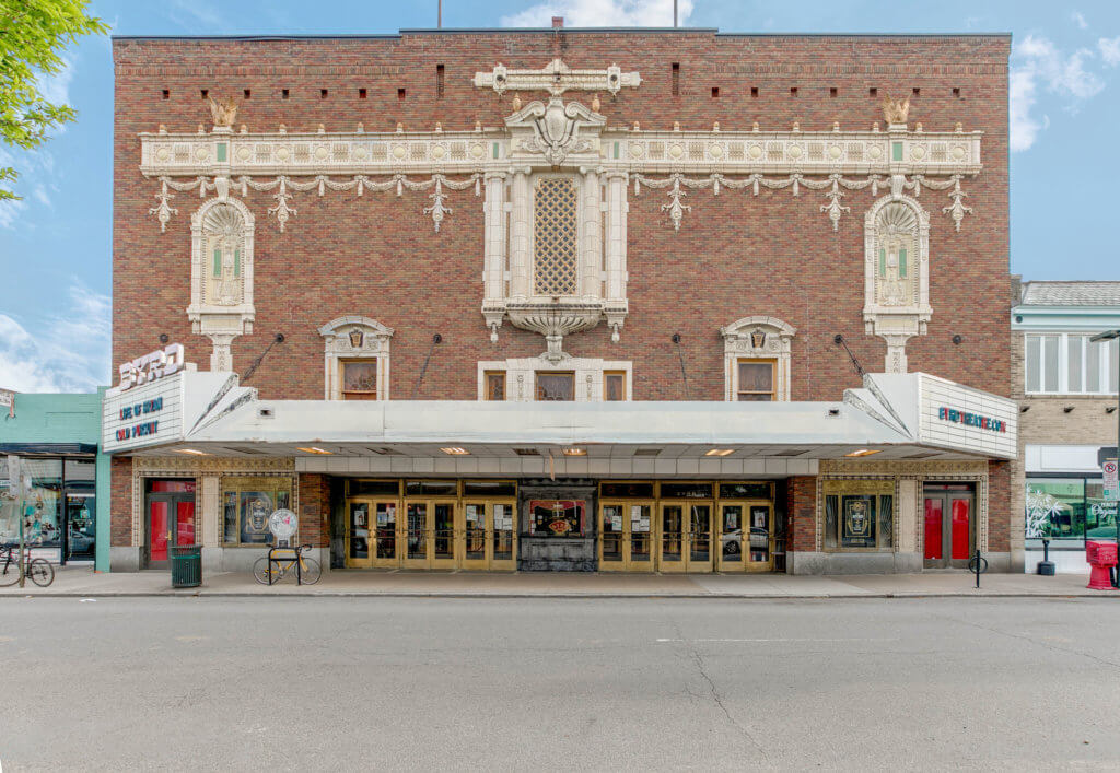 front of Carytown's Byrd Theatre