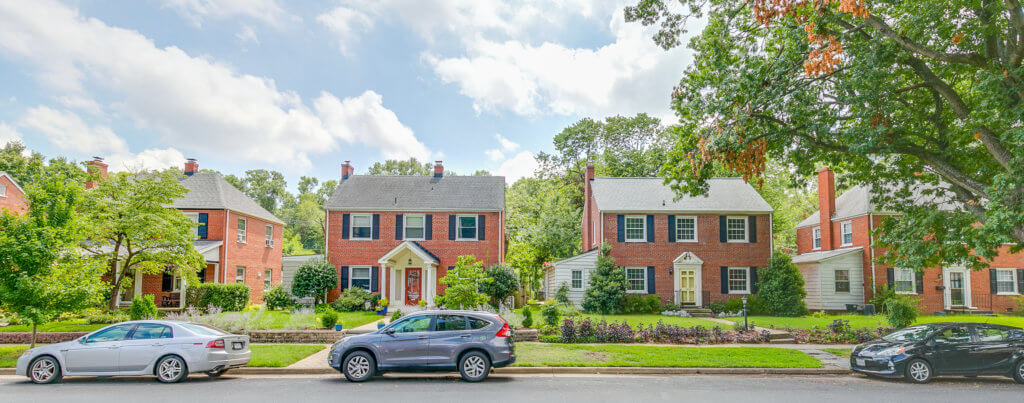 panoramic street view of rosedale